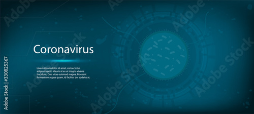 Coronavirus outbreak and coronavirus flu background. Coronavirus 2019-nKoV. Pandemic health risk, immunology, virology, epidemiology concept.
