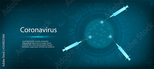 Coronavirus outbreak and coronavirus flu background. Coronavirus 2019-nKoV. Pandemic health risk, immunology, virology, epidemiology concept.