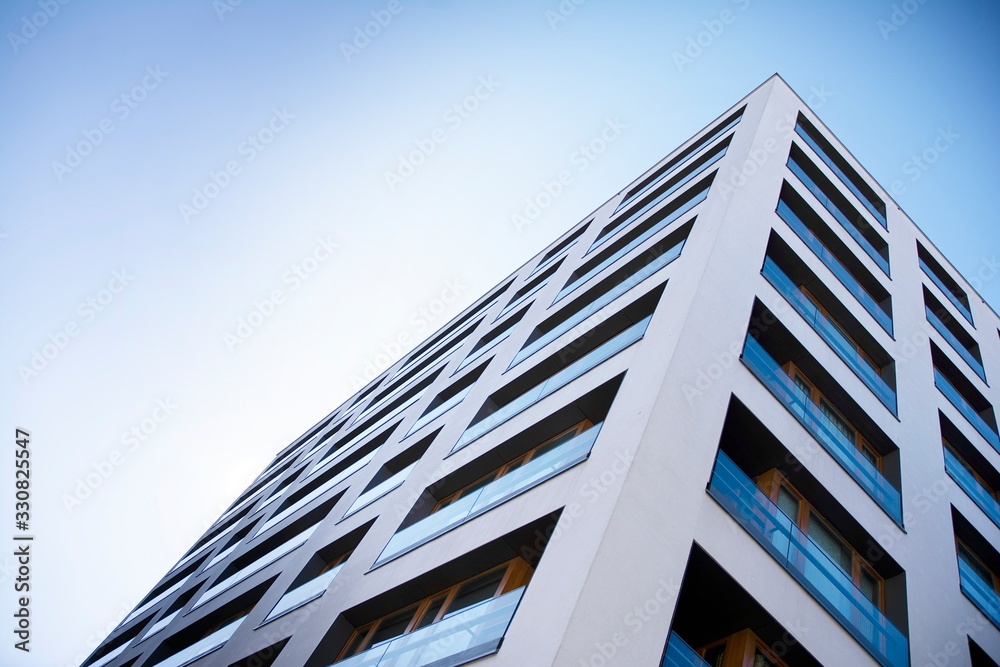 Modern and new apartment building. Multistoried modern, new and stylish living block of flats. Modern and new apartment building. Multistoried modern, new and stylish living block of flats.