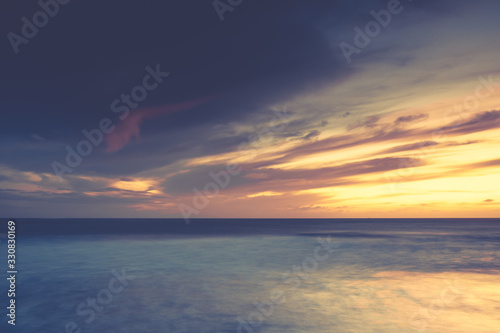 sunset over the sea for wallpaper © D.G.Eirin