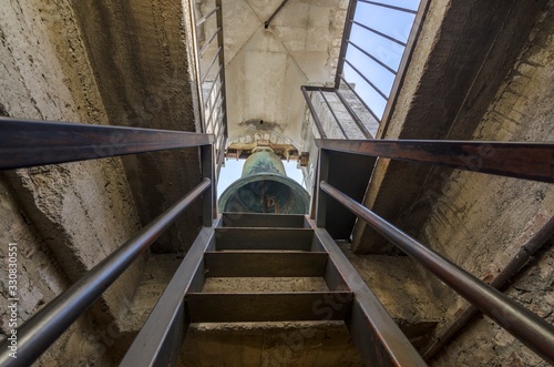 View of the bell tower of the municipal building