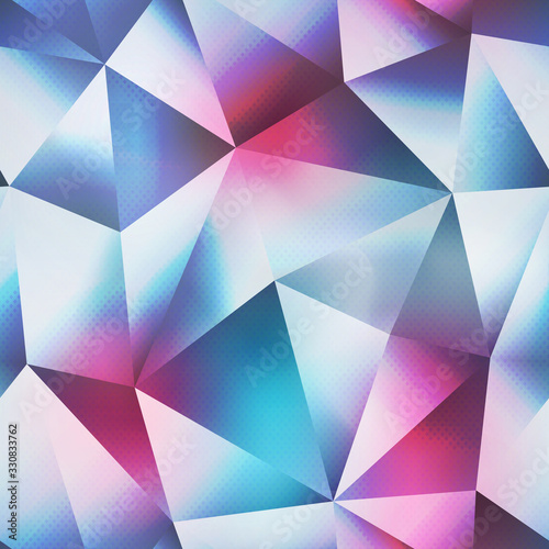 Abstract triangle seamless pattern
