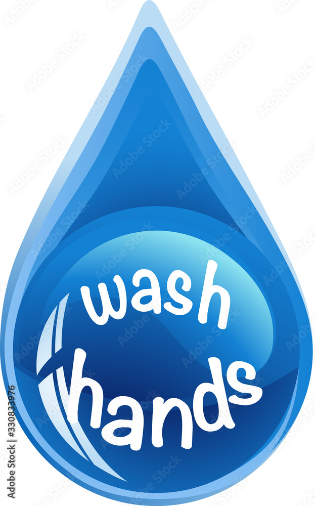 Wash hands sign Wash hands sign