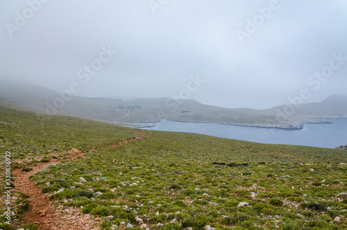 View of the coastline of Cape Tainaro photo