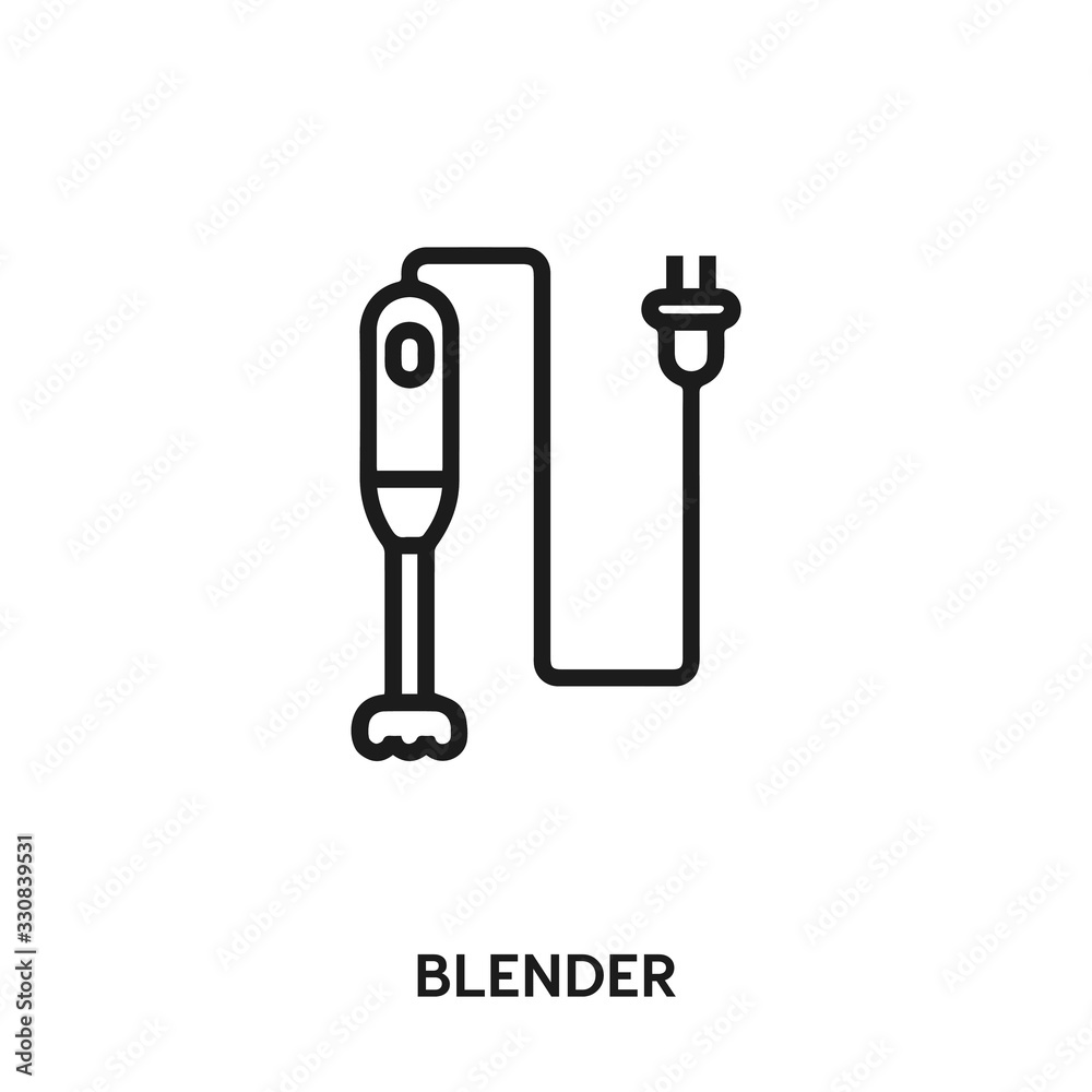 blender vector line icon. Simple element illustration. blender icon for your design. Can be used for web and mobile. blender vector line icon. Simple element illustration. blender icon for your design. Can be used for web and mobile.