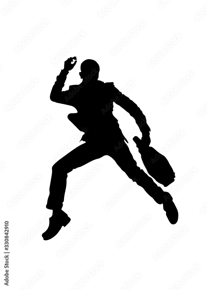 luxury masculine fashion model, trendy on the catwalk. Silhouette luxury masculine fashion model, trendy on the catwalk. Silhouette