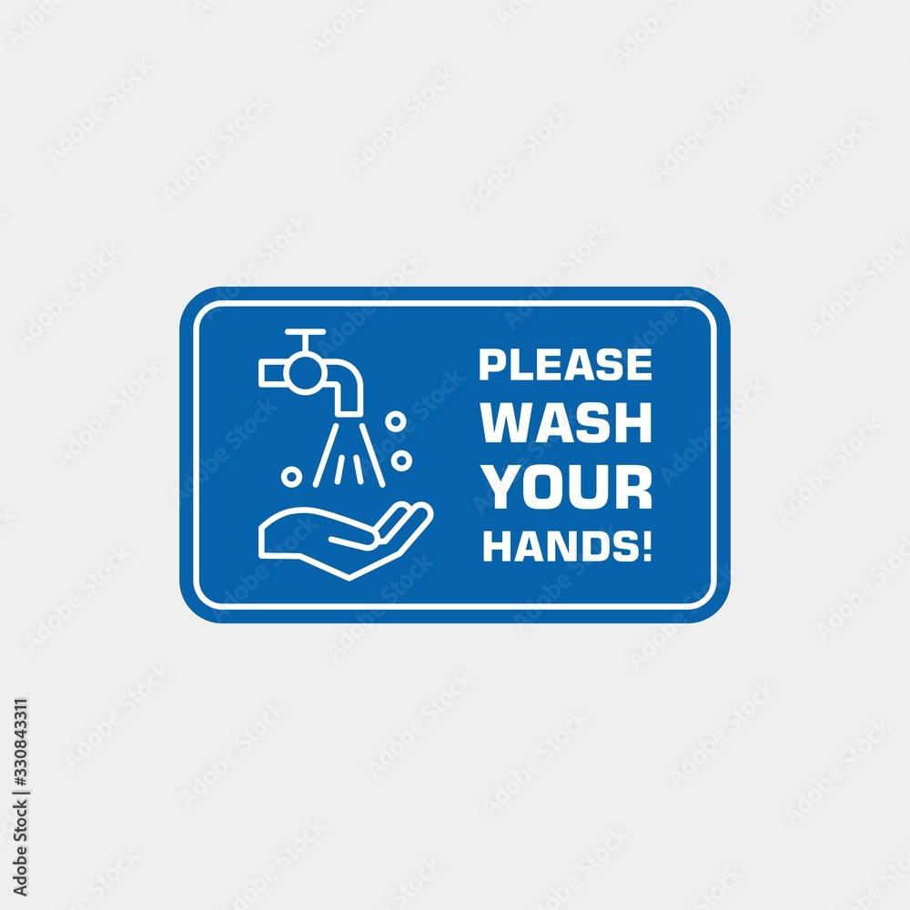 Hand wash flat vector icon. Clean hands flat vector icon Hand wash flat vector icon. Clean hands flat vector icon