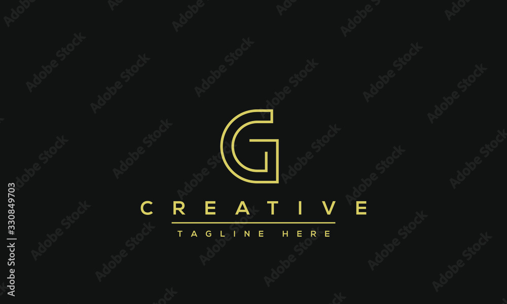 Modern creative letter G vector logo design. Minimalist G Luxury monogram initial based icon. Modern creative letter G vector logo design. Minimalist G Luxury monogram initial based icon.