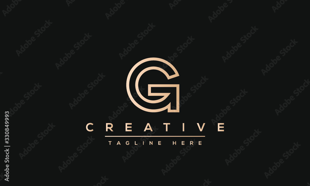 Modern creative letter G vector logo design. Minimalist G Luxury monogram initial based icon. Modern creative letter G vector logo design. Minimalist G Luxury monogram initial based icon.