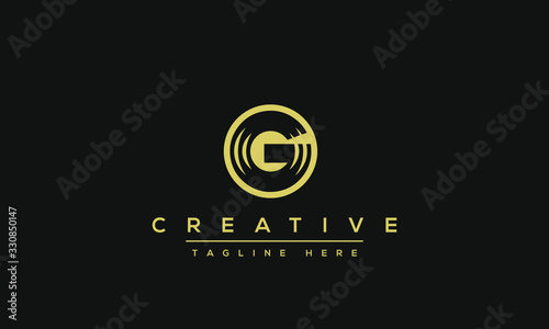 Modern creative letter G vector logo design. Minimalist G Luxury monogram initial based icon.