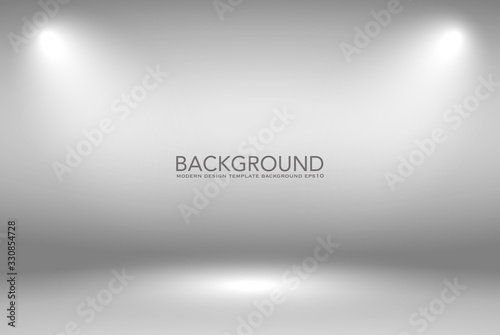 Abstract gray background. Grey gradient background blank trade show booth for designers. Background empty room with space for your text and picture. vector eps10