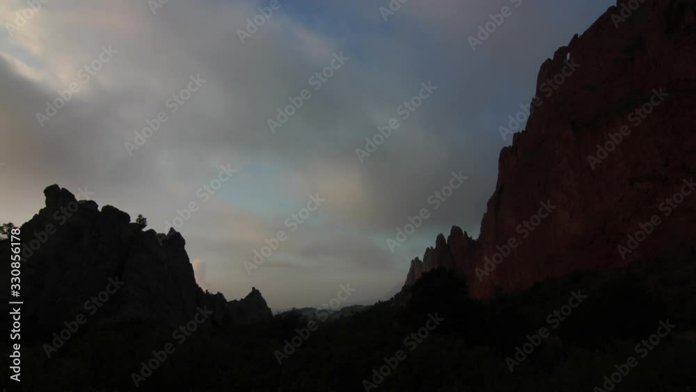 Time Lapse Of Sunrise Lighting Up Canyon Time Lapse Of Sunrise Lighting Up Canyon