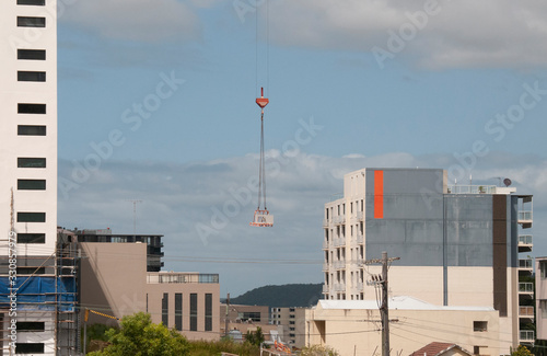  Building site for the new Multistory Unit building  series at 277 Mann St. Gosford prior to start of construction, February 25, 2019. photo