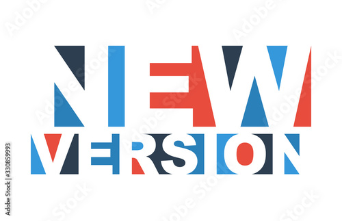 colorful vector illustration banner new version