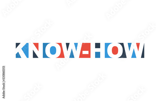 colorful vector illustration banner know how