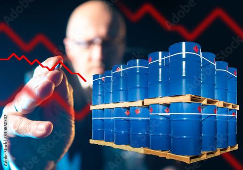 Barrels for loading. Metal ...