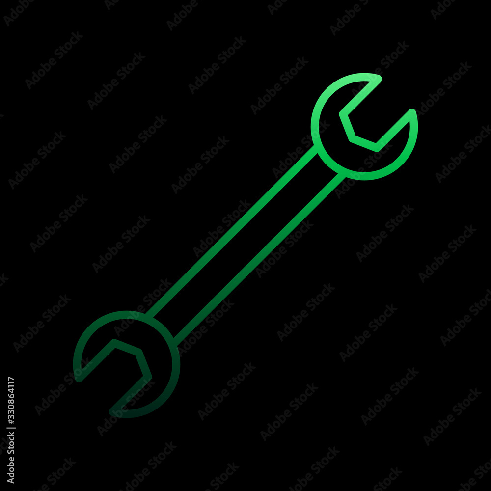 Adjustable wrench nolan icon. Simple thin line, outline vector of construction tools icons for ui and ux, website or mobile application Adjustable wrench nolan icon. Simple thin line, outline vector of construction tools icons for ui and ux, website or mobile application