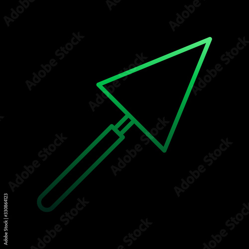 Putty knife nolan icon. Simple thin line, outline vector of construction tools icons for ui and ux, website or mobile application