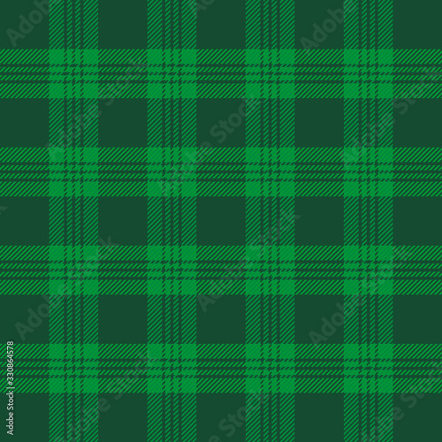 St. Patricks day Tartan plaid. Scottish cage