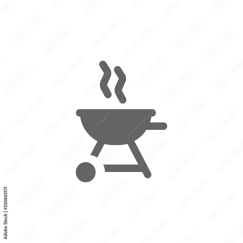 Grill icon. Simple vector summer icons for ui and ux, website or mobile application Grill icon. Simple vector summer icons for ui and ux, website or mobile application