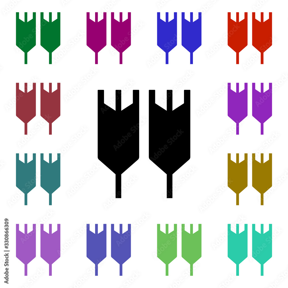 Spica, ecology multi color style icon. Simple glyph, flat vector of ecology icons for ui and ux, website or mobile application Spica, ecology multi color style icon. Simple glyph, flat vector of ecology icons for ui and ux, website or mobile application