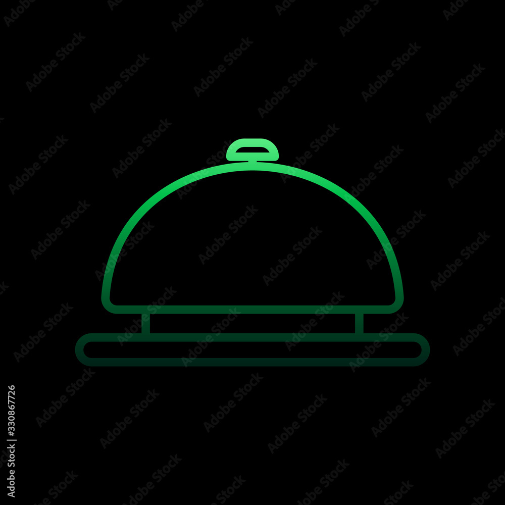 Hotel call nolan icon. Simple thin line, outline vector of hotel icons for ui and ux, website or mobile application Hotel call nolan icon. Simple thin line, outline vector of hotel icons for ui and ux, website or mobile application