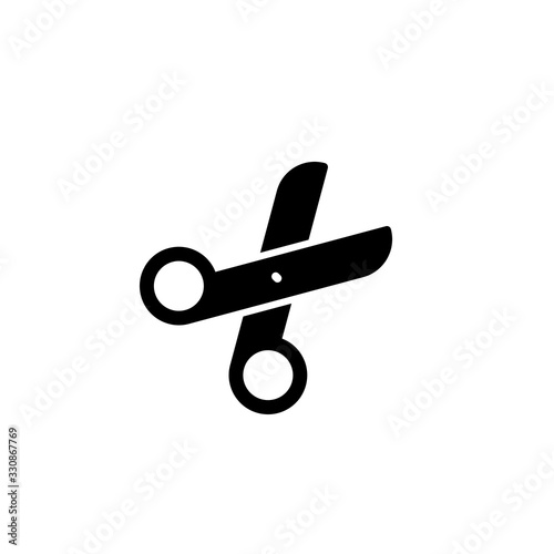 Vector illustration, scissor icon design