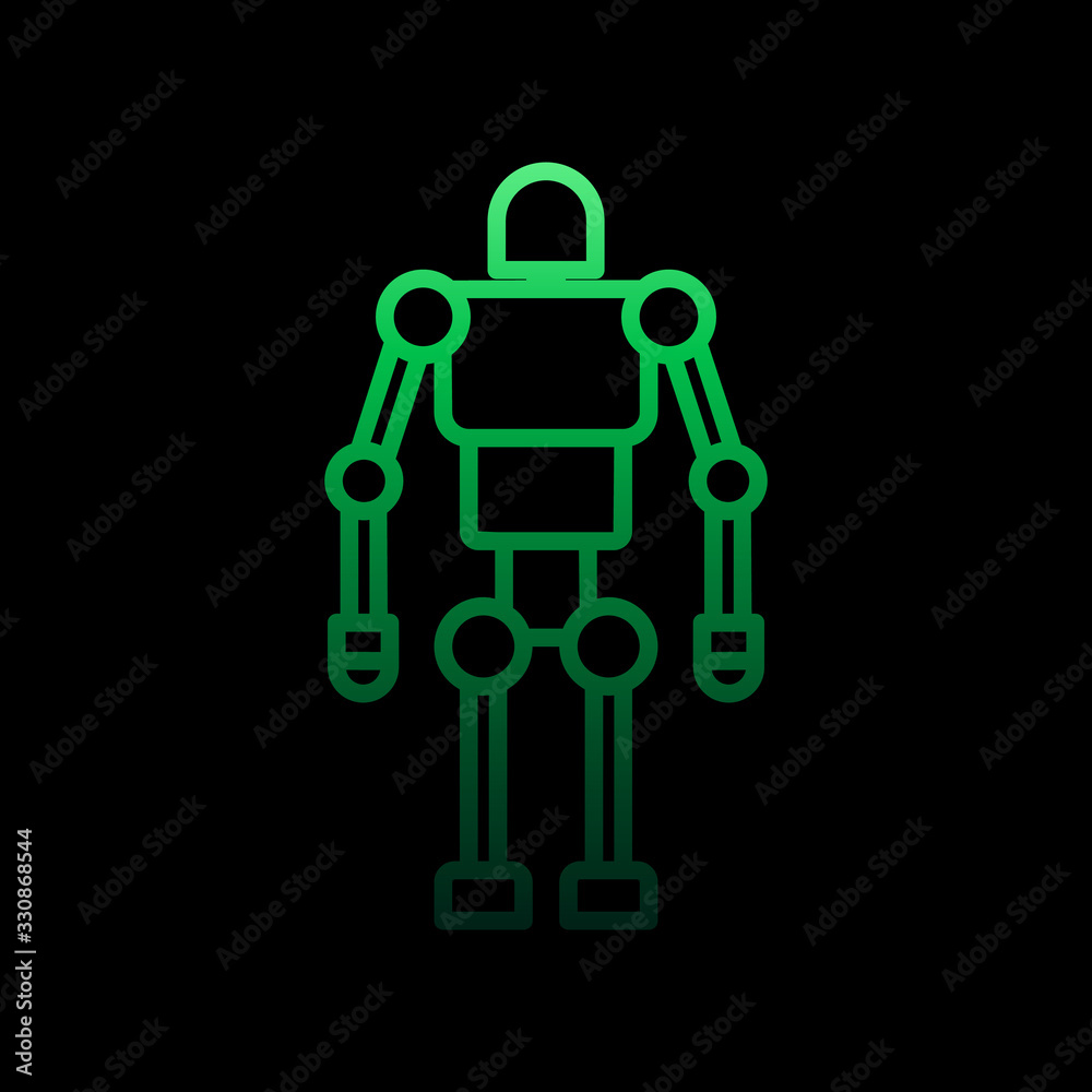 Robot nolan icon. Simple thin line, outline vector of intelligence icons for ui and ux, website or mobile application Robot nolan icon. Simple thin line, outline vector of intelligence icons for ui and ux, website or mobile application