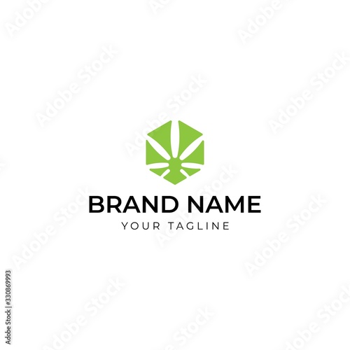 CBD logo design for cannabis lab, healthcare and medical
