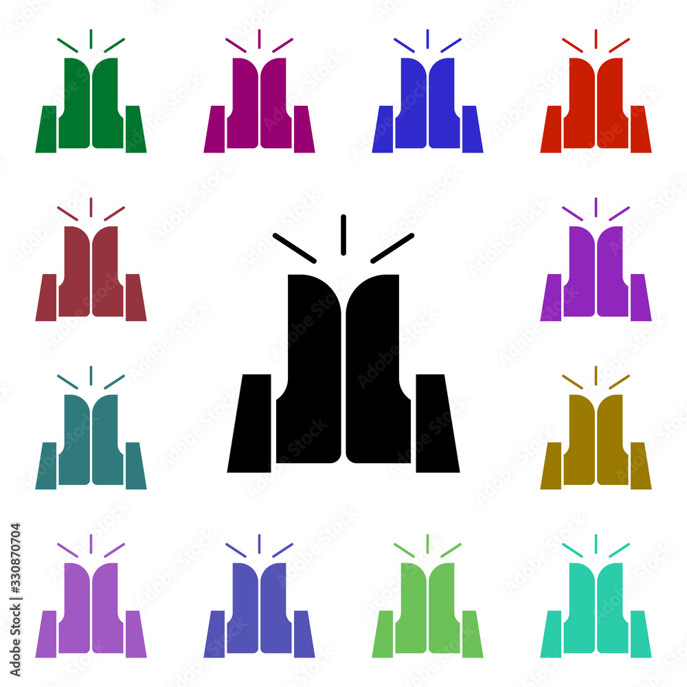 Best, five, friends, high multi color style icon. Simple glyph, flat vector of peace and humanrights icons for ui and ux, website or mobile application Best, five, friends, high multi color style icon. Simple glyph, flat vector of peace and humanrights icons for ui and ux, website or mobile application