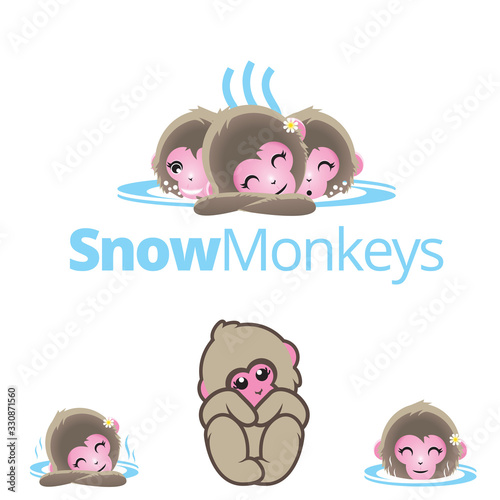 Snow Monkeys or Japanese Macaque vol 2