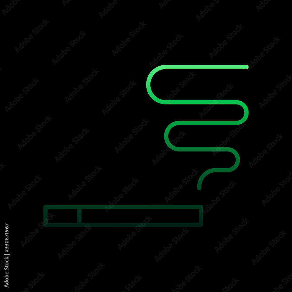 Cigarette, smoking, unhealthy, cigar nolan icon. Simple thin line, outline vector of quit smoking icons for ui and ux, website or mobile application Cigarette, smoking, unhealthy, cigar nolan icon. Simple thin line, outline vector of quit smoking icons for ui and ux, website or mobile application