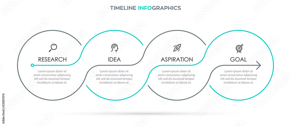 Vector infographic template