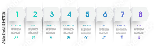Vector infographic template