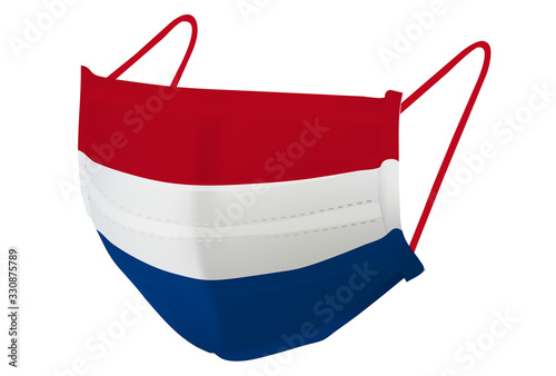 オランダ　マスク　 国旗　アイコン
