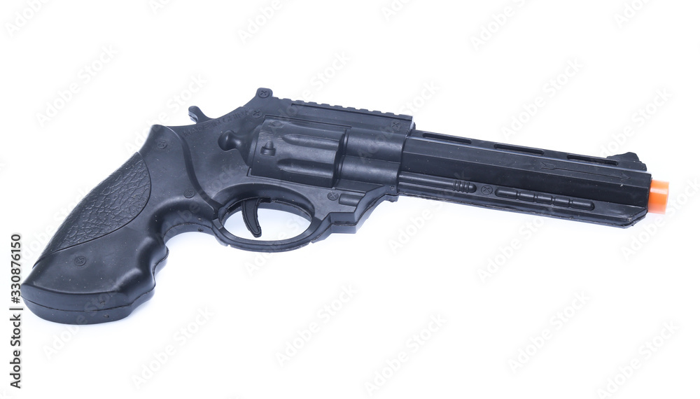 Hand gun isolated on the white background Hand gun isolated on the white background