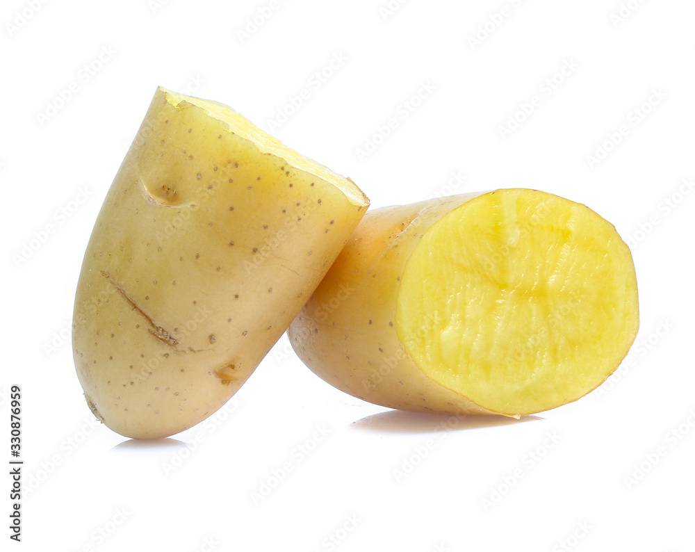 potato isolated on white background