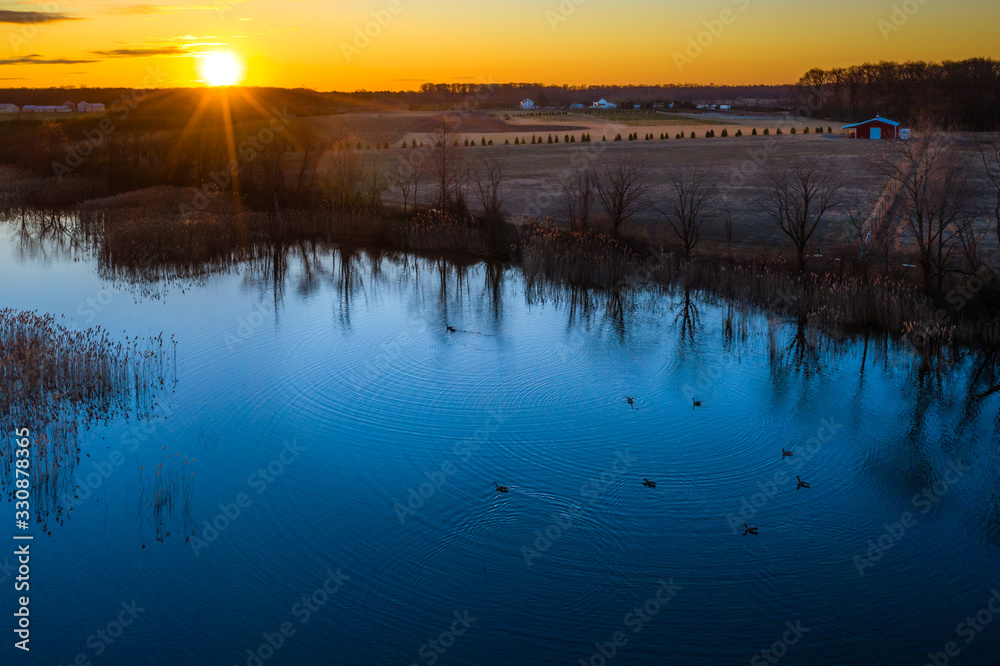 Plainsboro New Jersey Sunrise Plainsboro New Jersey Sunrise