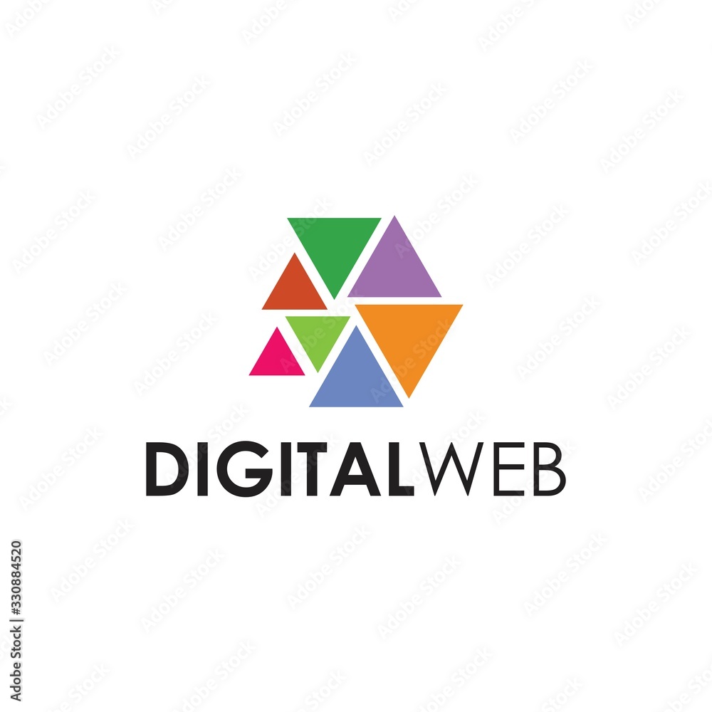 Digital Web Logo Abstract and Templates Digital Web Logo Abstract and Templates