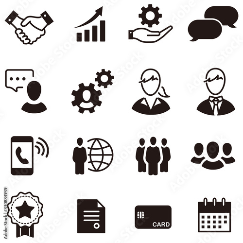 business loyalty icons vector sign