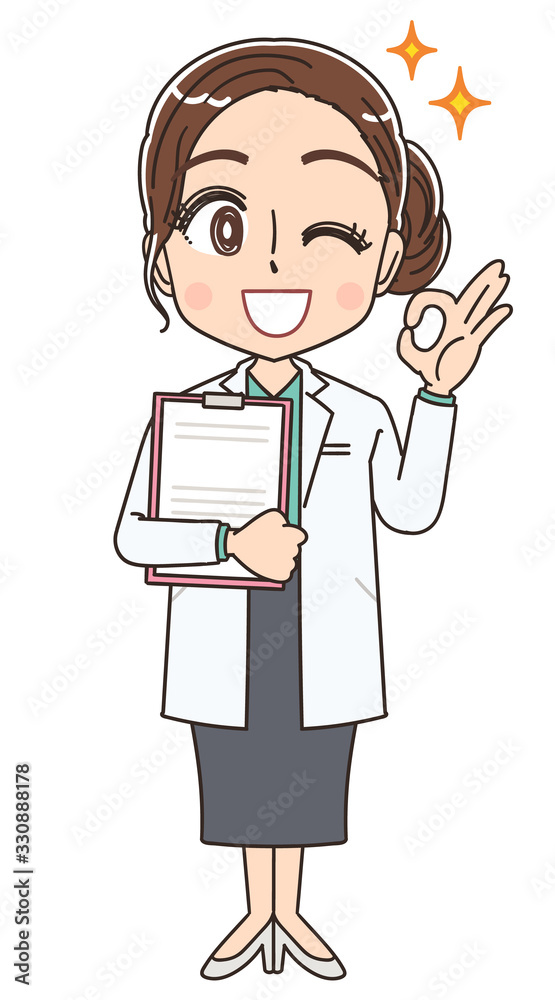 美容 脱毛 ドクター 医者 研究員 美人 きれい 皮膚科 白衣