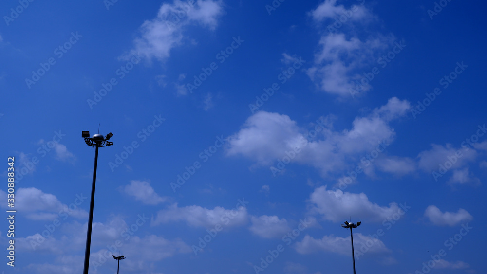 Beautiful blue sky with cloud Beautiful blue sky with cloud
