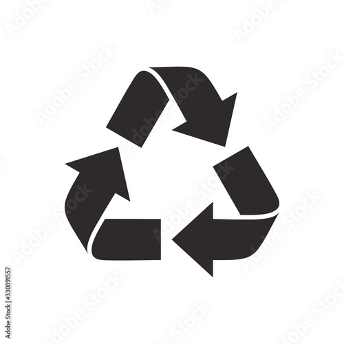 Recycle symbol design. Vector illustration.