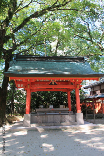 福岡市の住吉神社の手水舎
