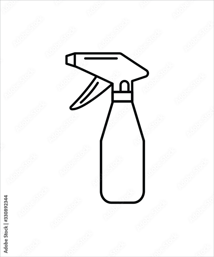 spray bottle line icon,vector best line design icon. spray bottle line icon,vector best line design icon.