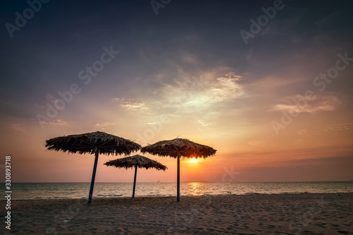 Morning view of Fanateer Beach - Al Jubail Saudi Arabia photo