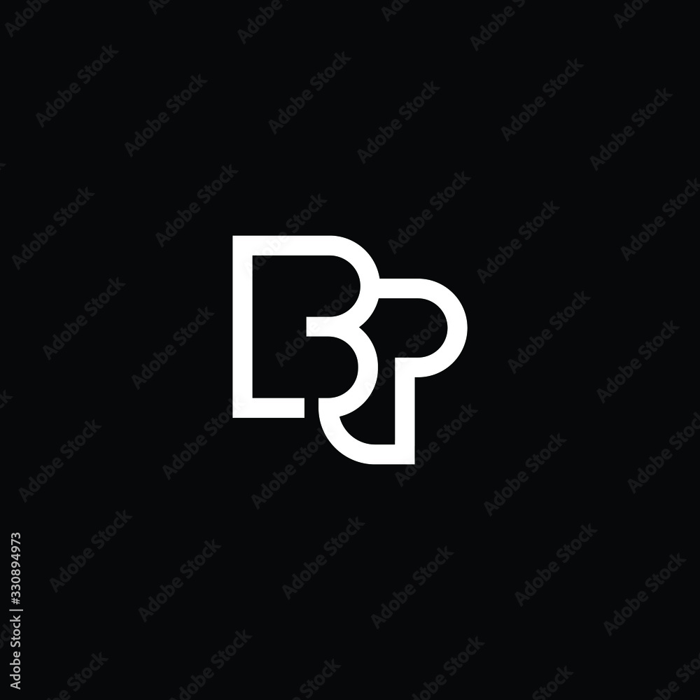 Minimal elegant monogram art logo. Outstanding professional trendy awesome artistic BP PB initial based Alphabet icon logo. Premium Business logo White color on black background Minimal elegant monogram art logo. Outstanding professional trendy awesome artistic BP PB initial based Alphabet icon logo. Premium Business logo White color on black background