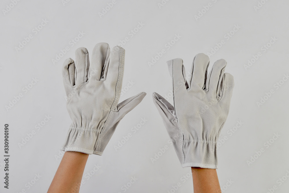 Obraz premium Work gloves isolated on white background