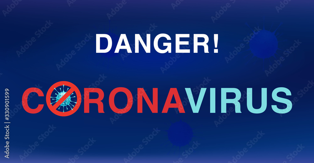 Obraz premium Coronavirus outbreak, stop corona 2019-ncov background.