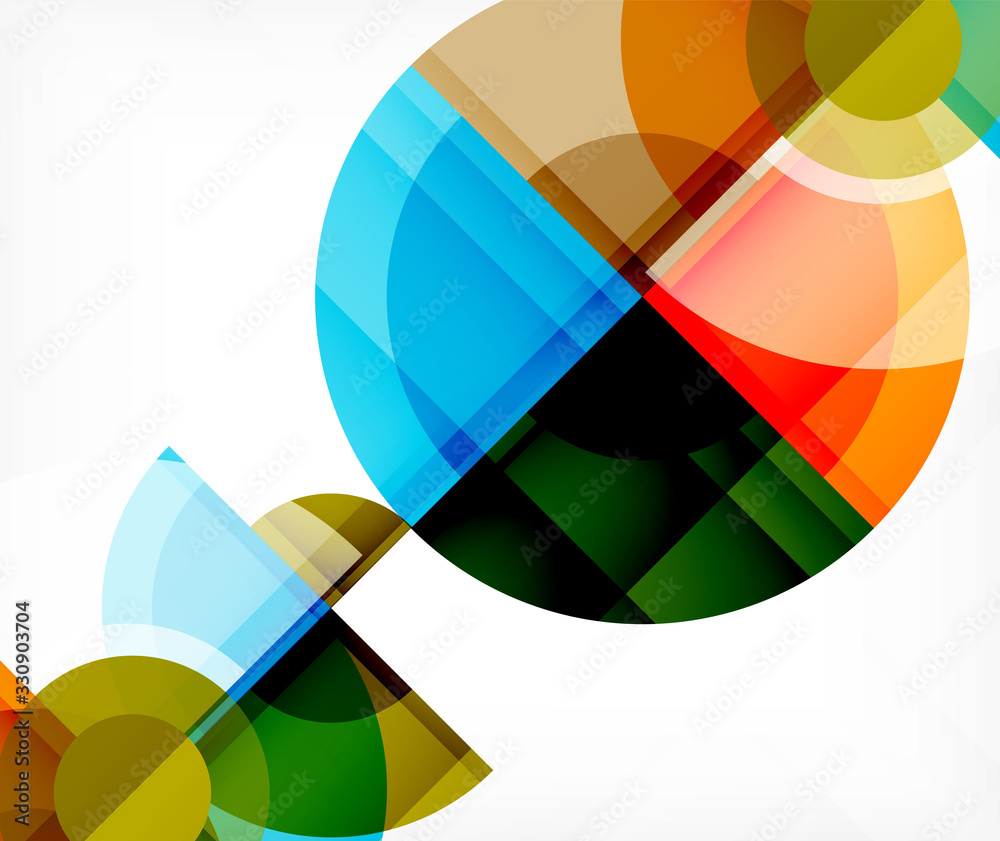 Abstract background, circle and triangle design round shapes overlapping. Geometric trendy template. Vector Illustration For Wallpaper, Banner, Background, Card, Book Illustration, landing page Abstract background, circle and triangle design round shapes overlapping. Geometric trendy template. Vector Illustration For Wallpaper, Banner, Background, Card, Book Illustration, landing page